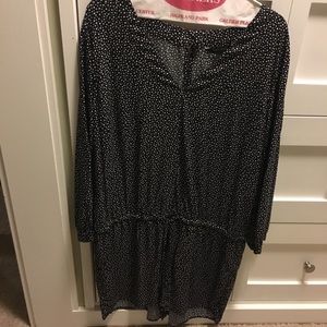 Banana Republic black and white romper - Large